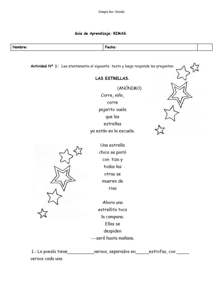 La Rima | PDF | Rima | Poesía
