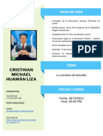 Hoja de Vida Cristhian Michael Huamán Liza - Docx - Documentos de Google
