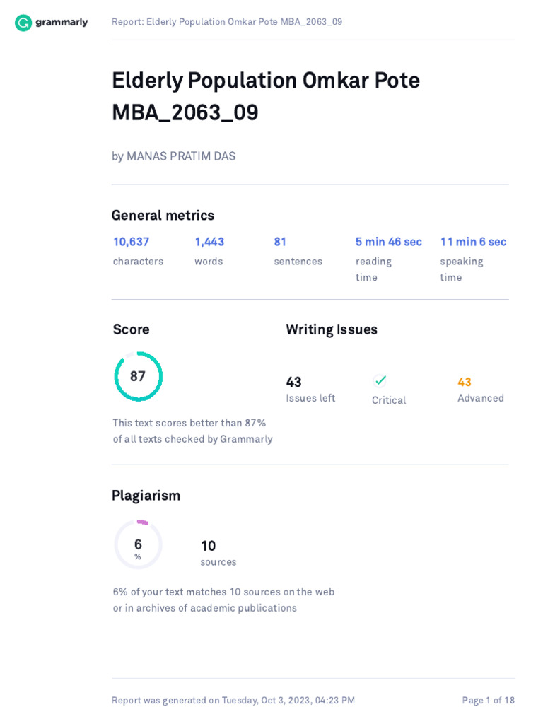 Omkar Pote Report | PDF