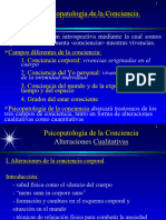 Psicopatología de La Conciencia