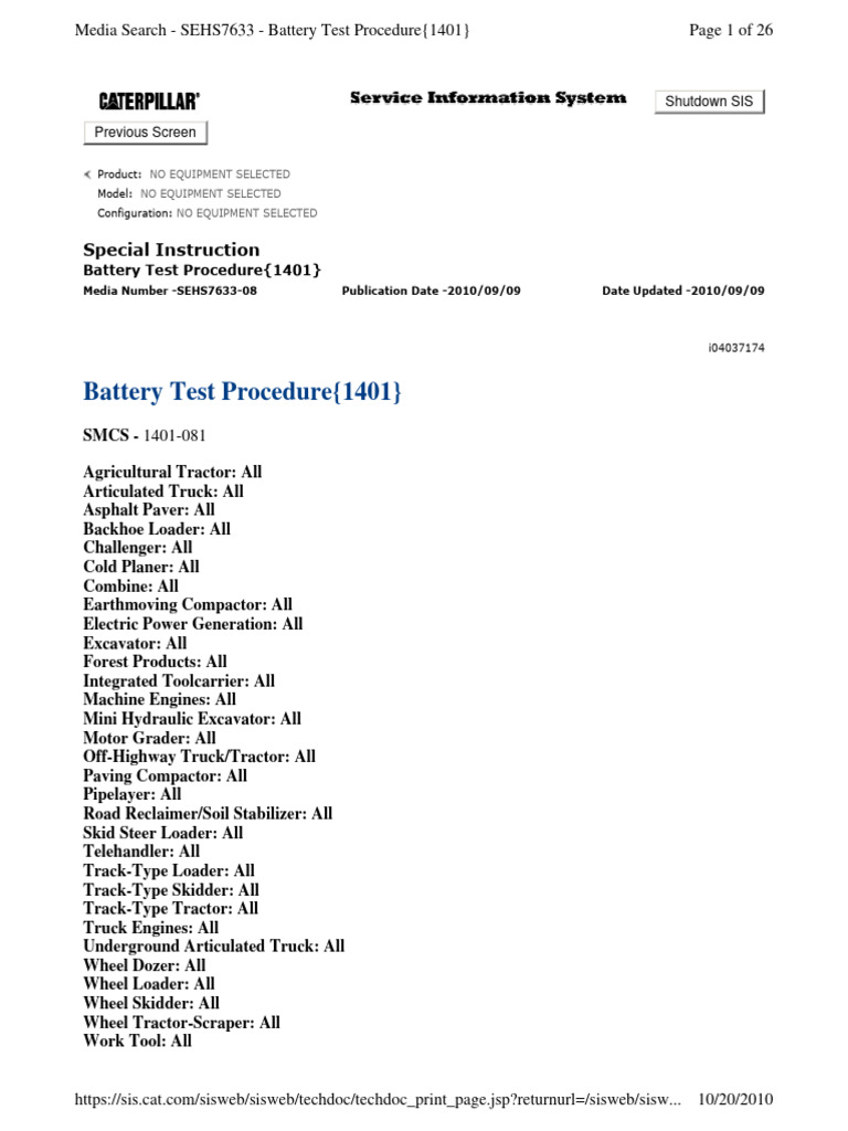 Battery Test Procedure PDF Battery Charger Rechargeable Battery