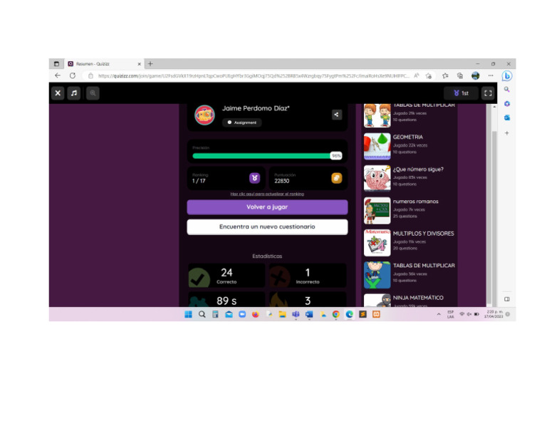 QUIZIZZ | PDF