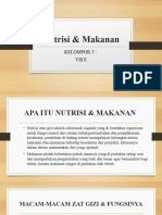 Nutrisi Dan Makanan