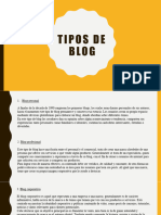 Tipos de Blog