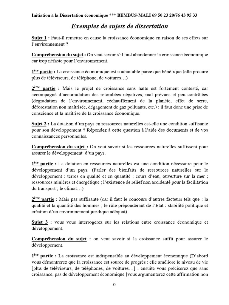 Economie BAC TS Éco | PDF