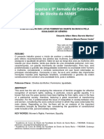 A Importância Das Lutas Feministas Diante Da Busca Pela Igualdade de Gênero Autor