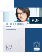 TELC B2 Letter Writing Tips (Telc GMBH)