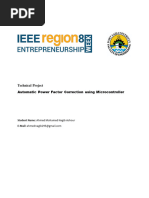 Automatic Power Factor Correction Using Mircrocontroller