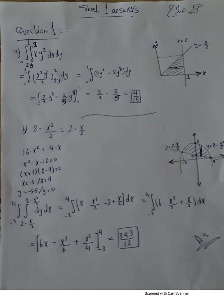 Sheet 1 solution pdf