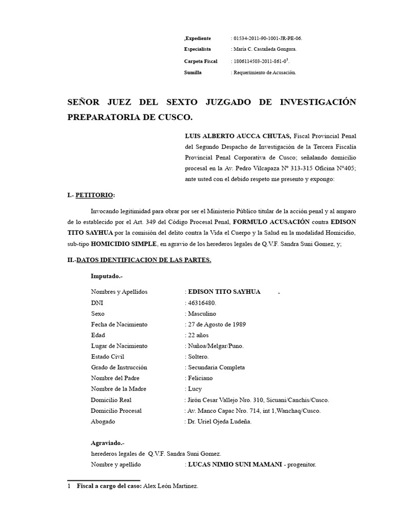 Homicidio simple pdf