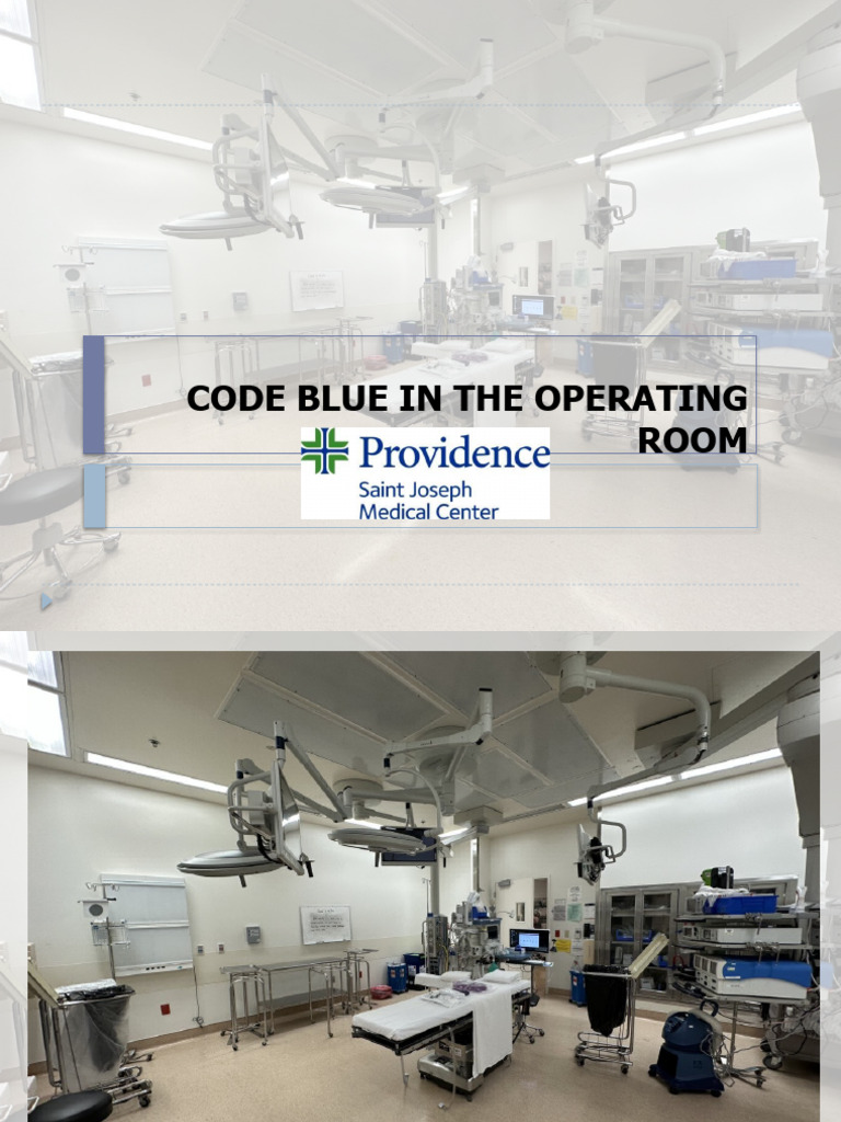 Operating Room Code Blue Protocol | PDF