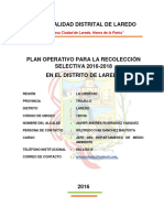 Plan Operativo - Distrito Laredo