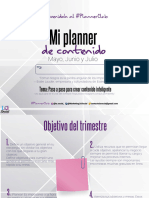 Planner de Contenido 2do Trimestre 2023