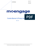 MOENGAGE - Cookie Banner - Privacy Settings - Legal Review