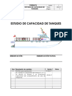 Estudio de Capacidades de Tanques