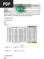 Metodo de Kay and SBV Propiedades Seudocriticas