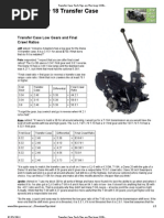 Transfer Case Tech Tips On The Jeep CJ3B Page