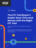 The ETL Tool Buyers Guide - Save Time and Money With The Right ETL Tool