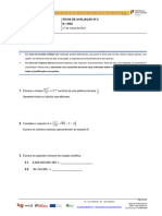 F.A. 3 - 8A NEE - Potências, Not Científica, Pitágoras, Volumes, Vetores