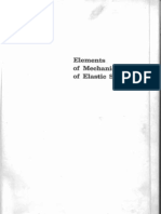 Elements of Mechanics of Elastic Solids
