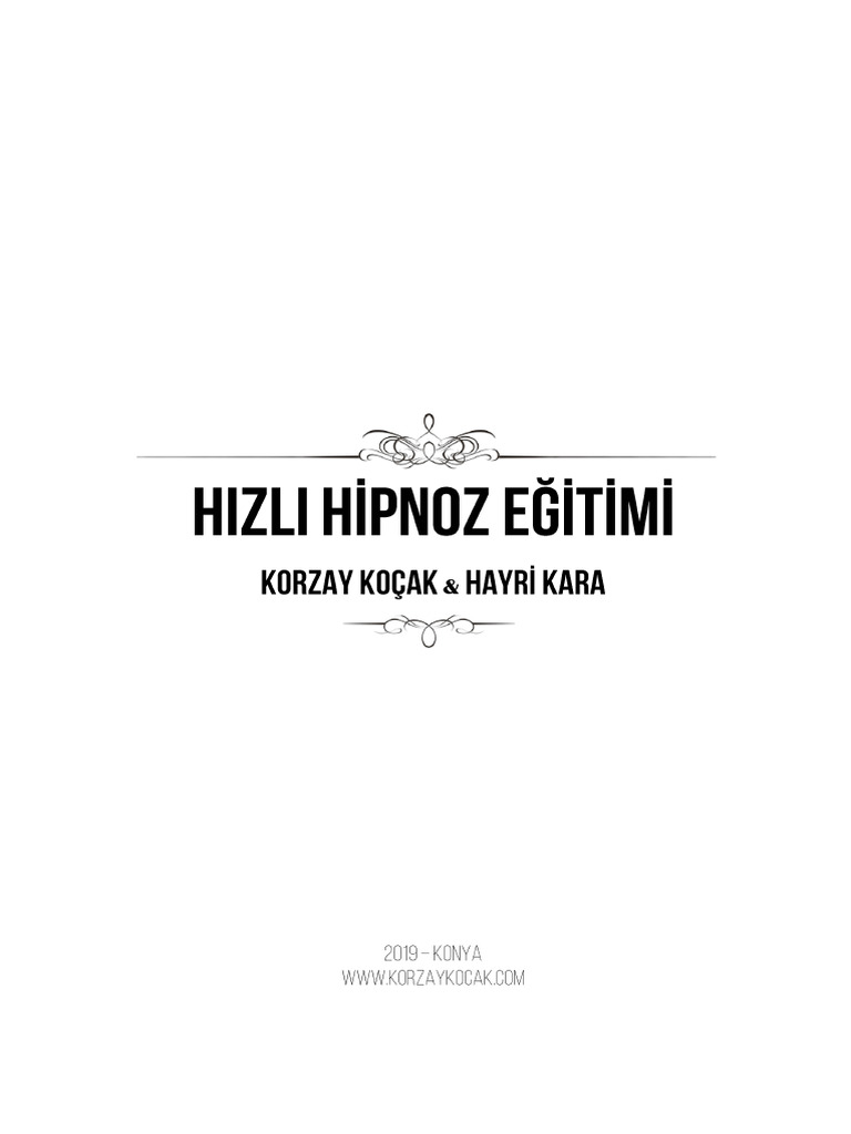 Hızlı Hipnoz Ve Hipnoterapi Online Eğitimi Worksheet PDF