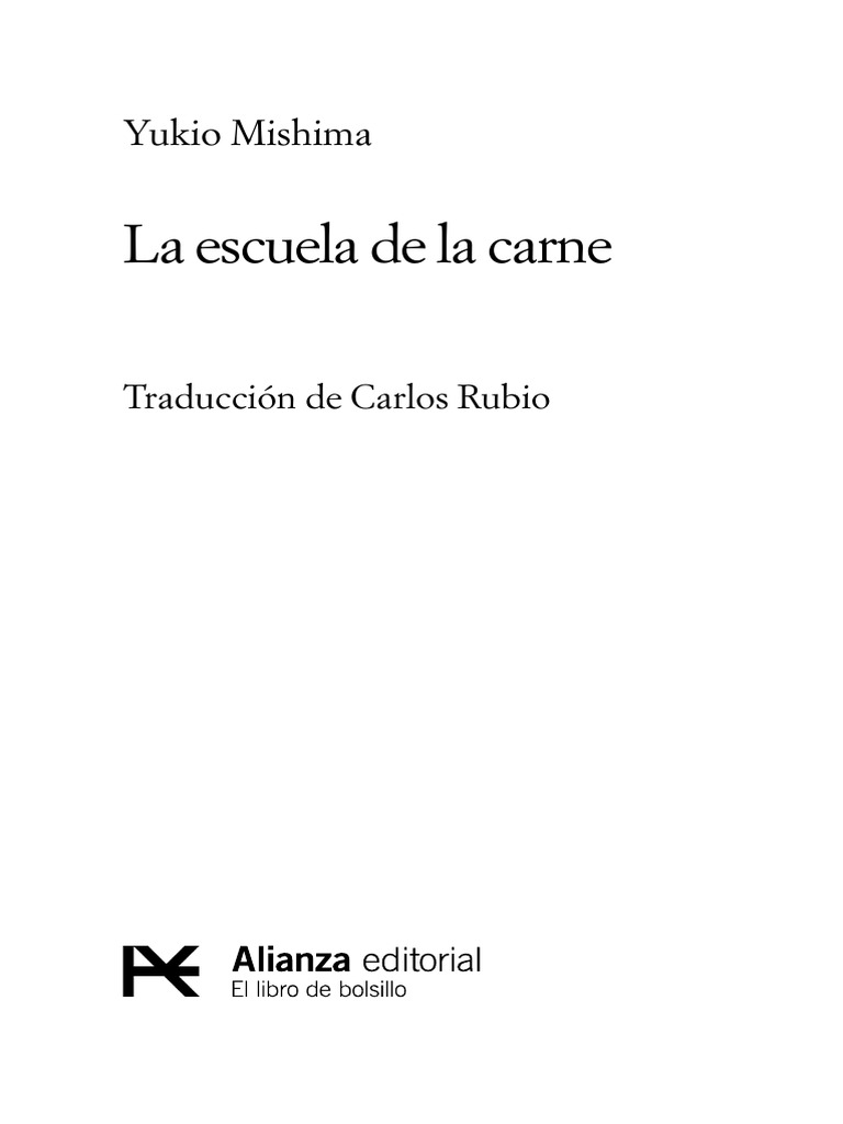 La Escuela de La Carne PDF