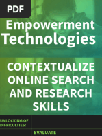 Contextualize Search and Research Skills HANDOUTS