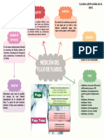 Mapa Conceptual de Medición Del Flujo de Fluidos