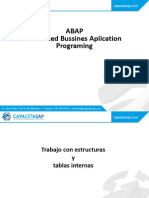 CPE-ABAP03 Estructuras y Tablas Internas. SQL y Suplemnetos