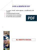 2.3 Objeto Social, Denominación, Duración y Domicilio (1)