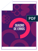 Quadro de Erros - Regular - Direito Administrativo