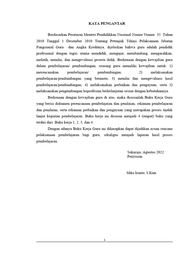 kata pengantar lengkap | PDF