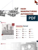 Hash Manufacturing Automation Product Deck