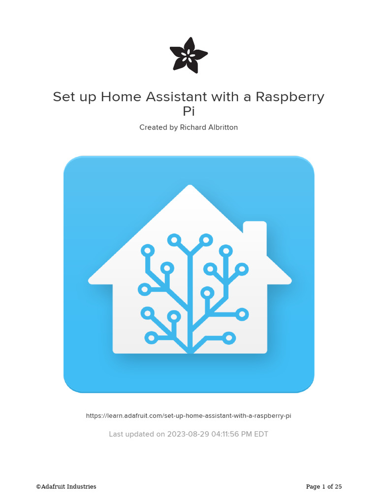 Home Assistant Setup on Raspberry Pi | PDF | Raspberry Pi | Computer ...