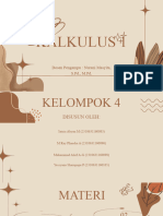 Kelompok 4 Kalkulus 1      