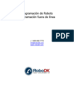 RoboDK Doc ES Robot Programs