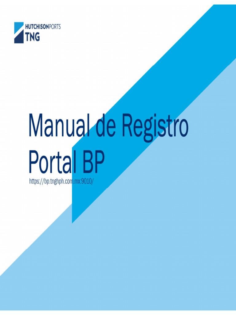 User Manual For BP Registration - Spanish | PDF