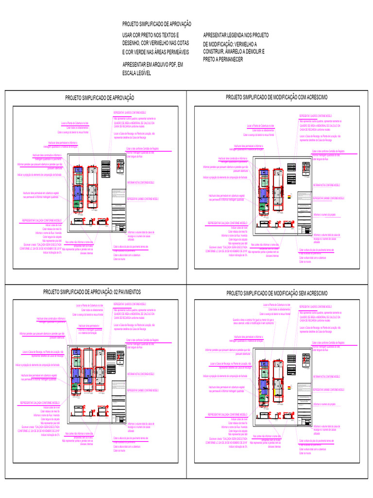 Modelo Projeto Simplificado SEPLANH-Model | PDF