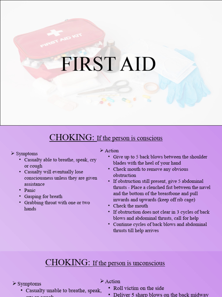 First Aid PDF