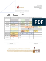 Receso: Horario Grupal Del Semestre Agosto 2023 - Enero 2024