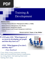 Training & Development