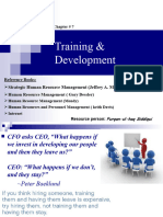 Training & Development