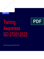 Training Awareness ISO27001 TUV Nord