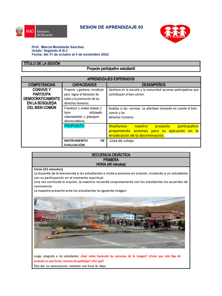 Actividad 31 de Octubre - Tercero | PDF | Crecimiento personal y ...
