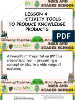 Lesson 4 Productivity Tools To Produce Knowledge Products