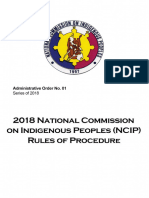 Ncip Ao No 1 s 2018 Rules of Procedure