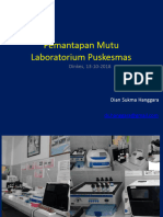 Pemantapan Mutu Laboratorium Puskesmas