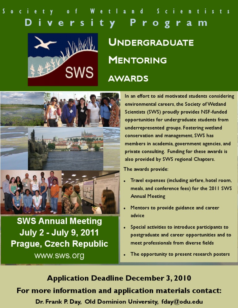 2011 SWS Diversity Program Poster Download | PDF