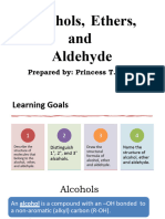 Module 4 - Alcohol, Ether and Aldehyde