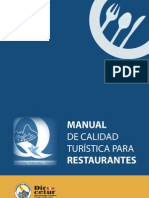 Manual Calidad Para Restaurantes